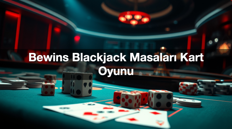 Bewins Blackjack Masaları Kart Oyunu